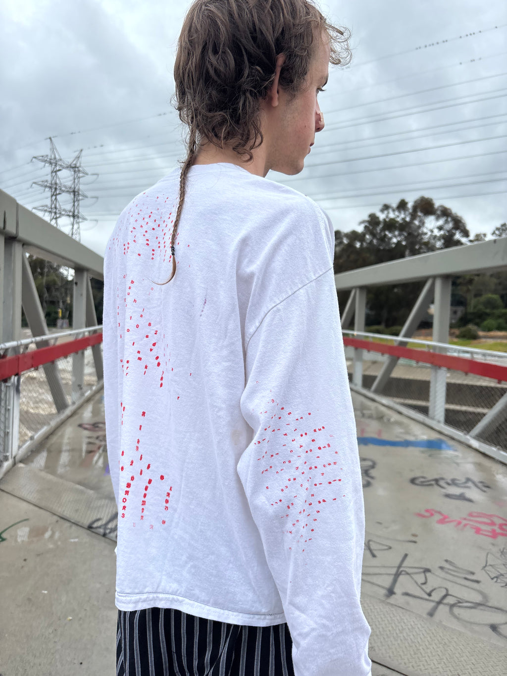 x small longsleeve crop front and back print 1of1 #12 out of 60