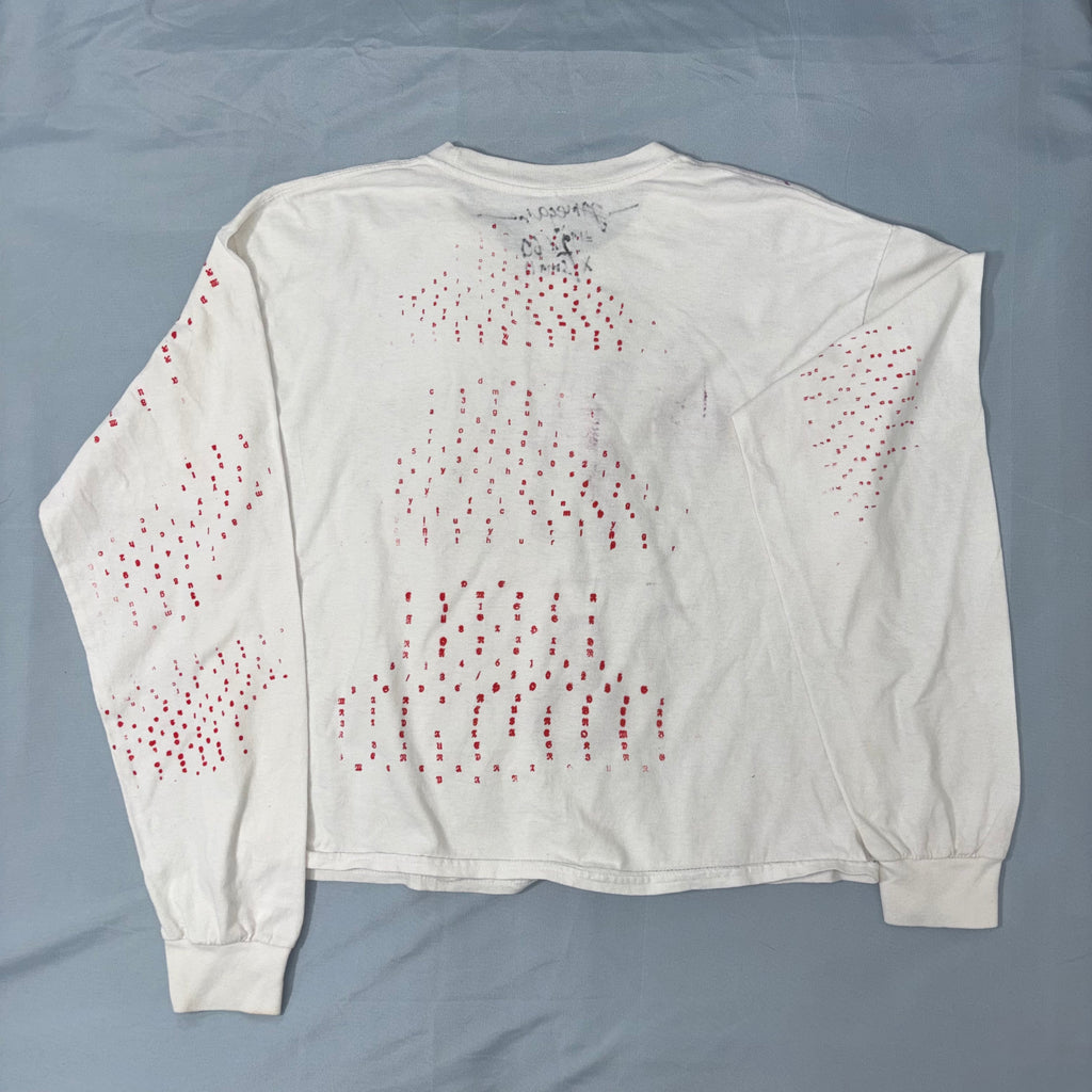 x small longsleeve crop front and back print 1of1 #12 out of 60