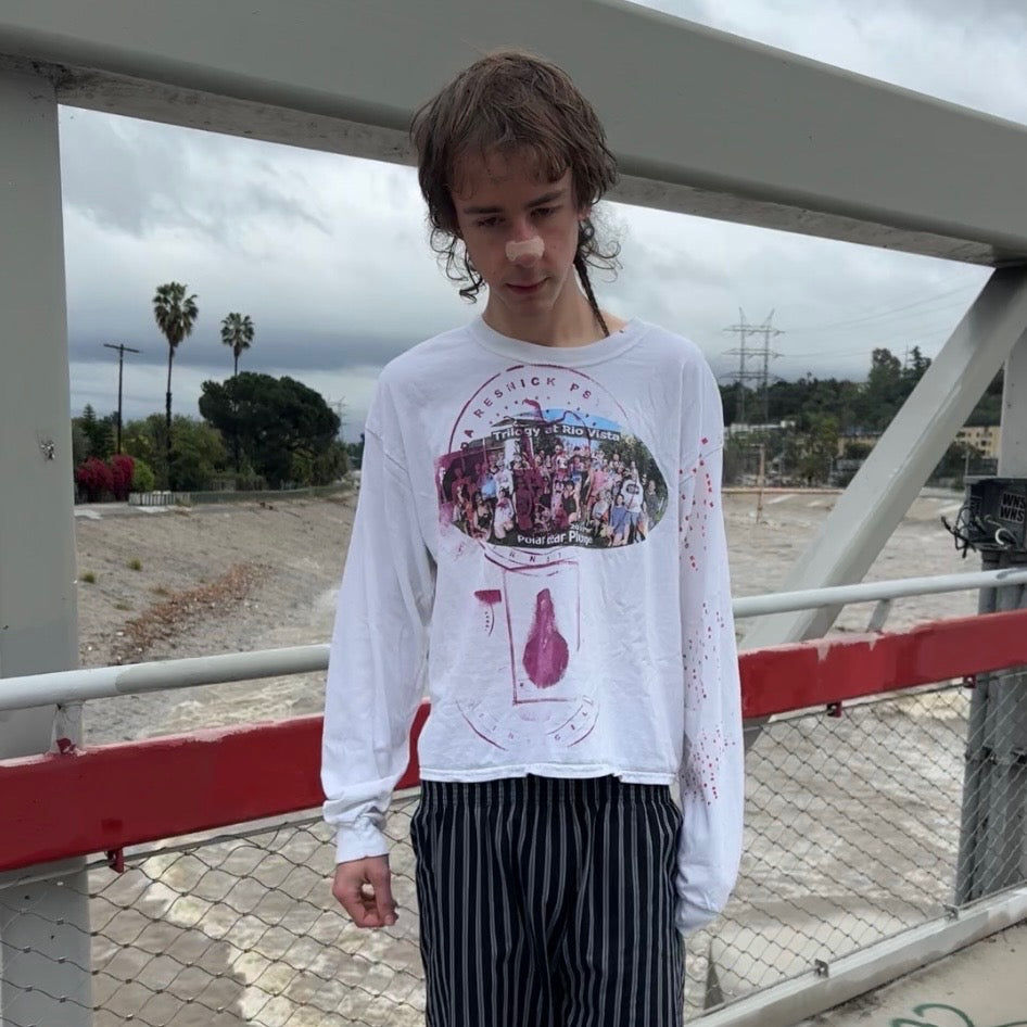 x small longsleeve crop front and back print 1of1 #12 out of 60