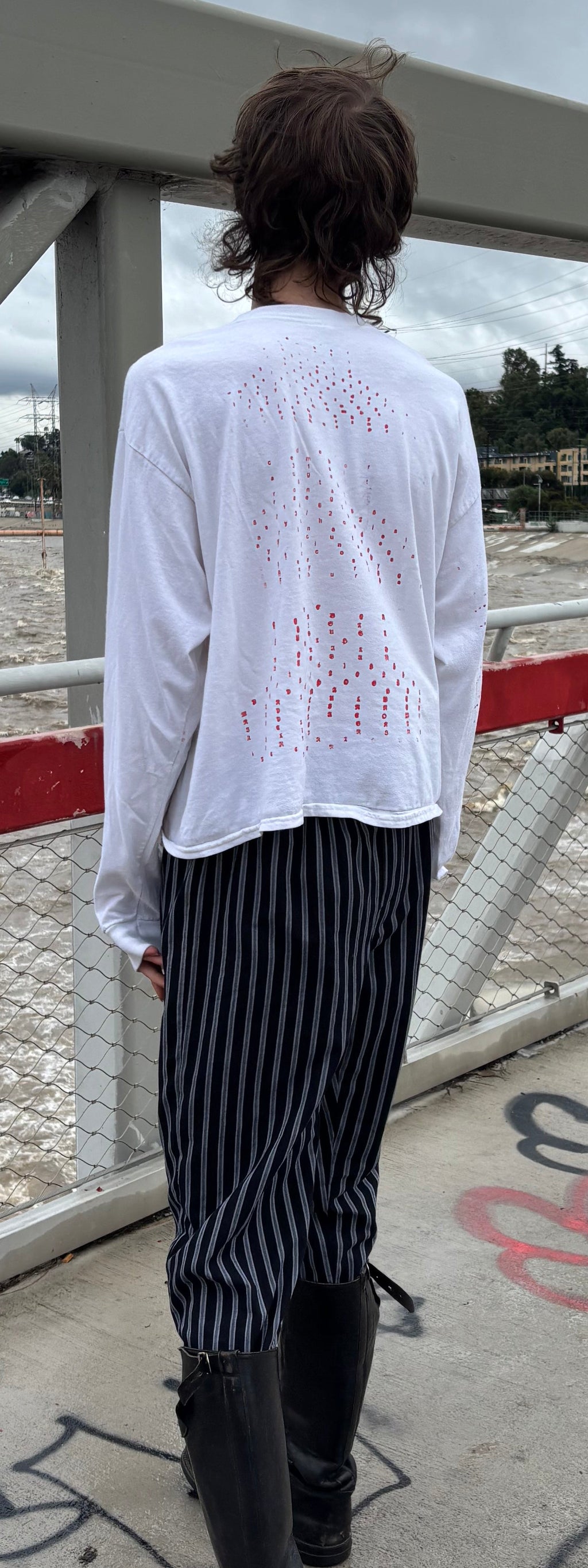 x small longsleeve crop front and back print 1of1 #12 out of 60