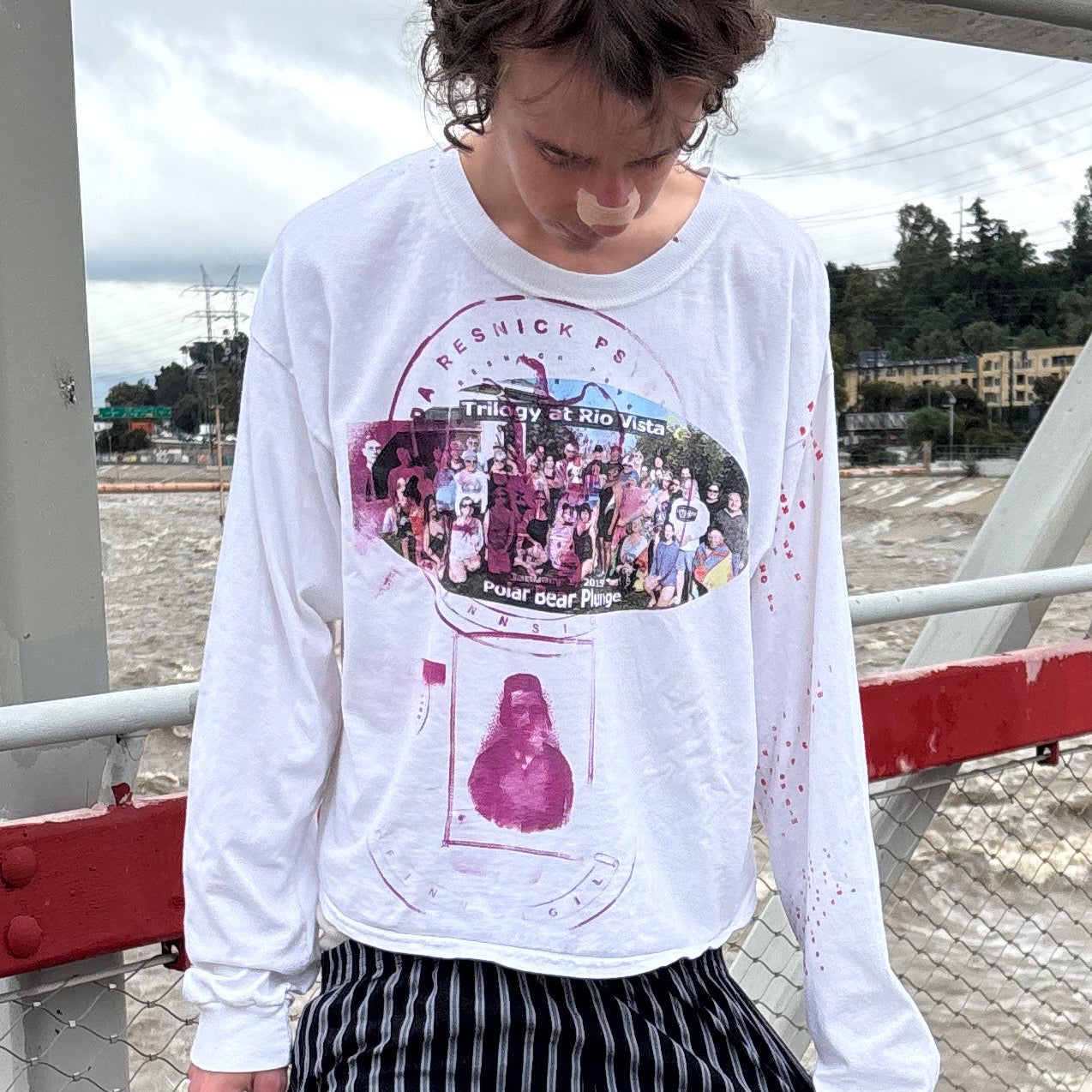 x small longsleeve crop front and back print 1of1 #12 out of 60