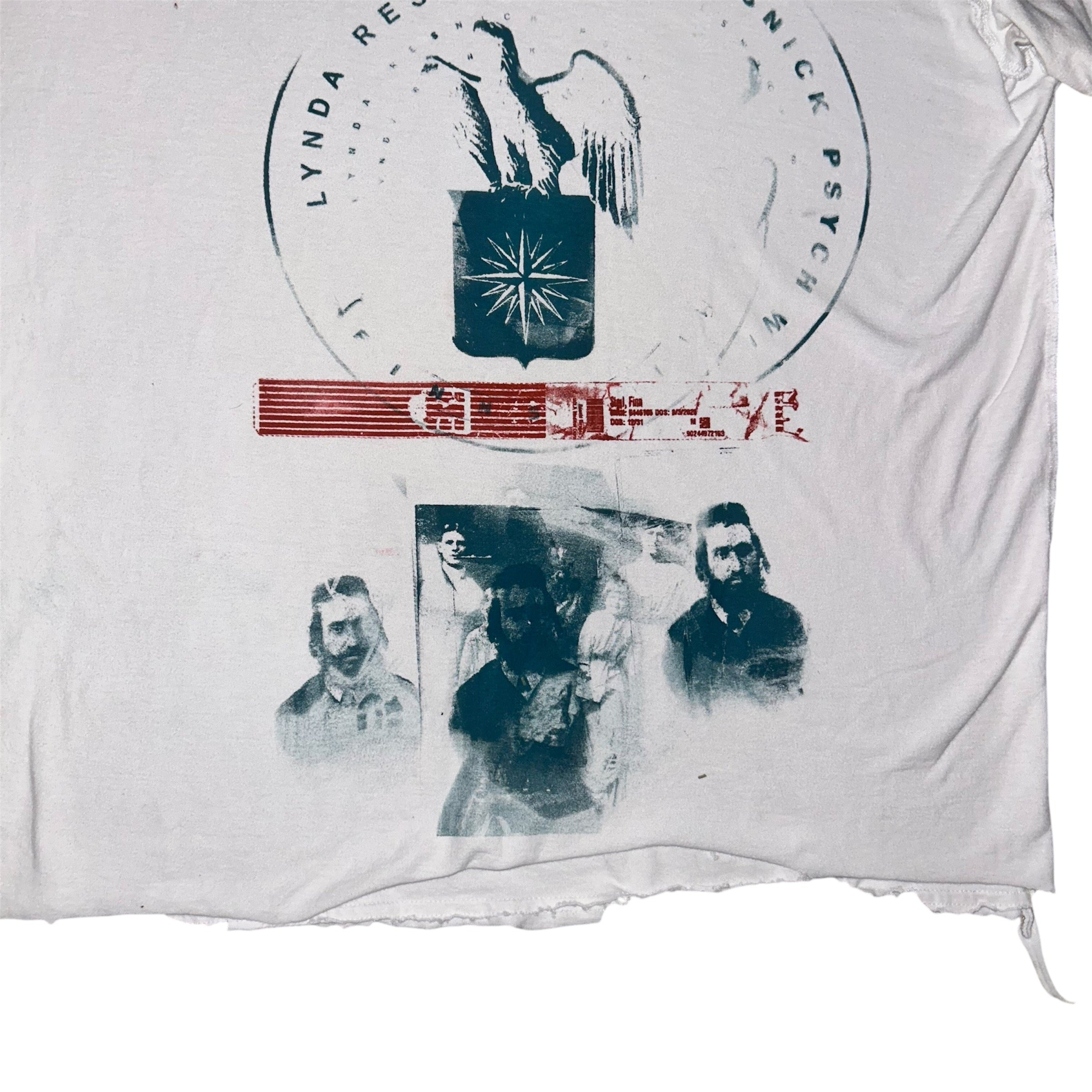 large - psychband cut neck & bottom 1of1 tee #43/60