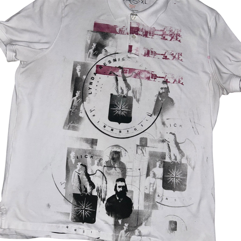 x large - front & back print polo 1of1 #49/60