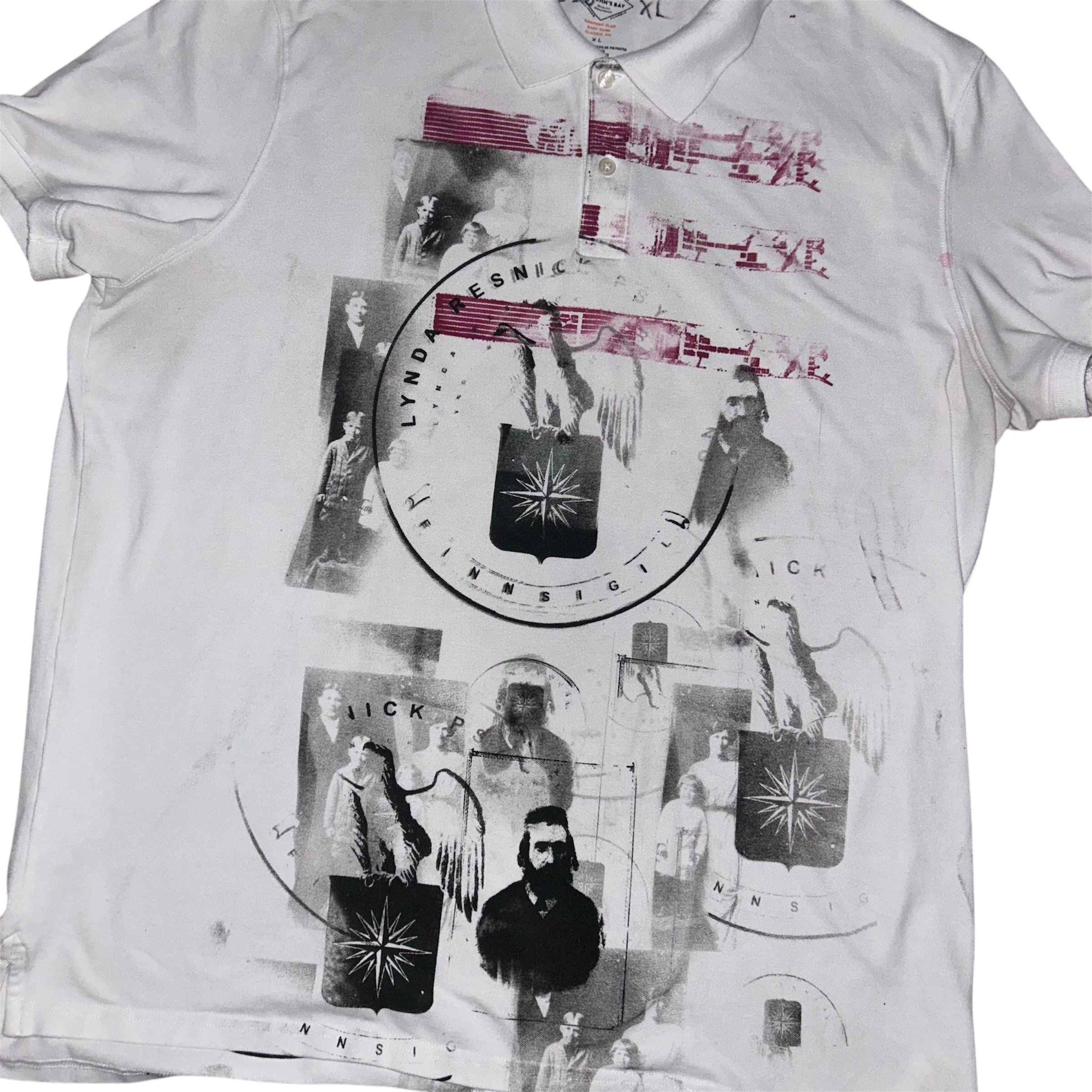 x large - front & back print polo 1of1 #49/60