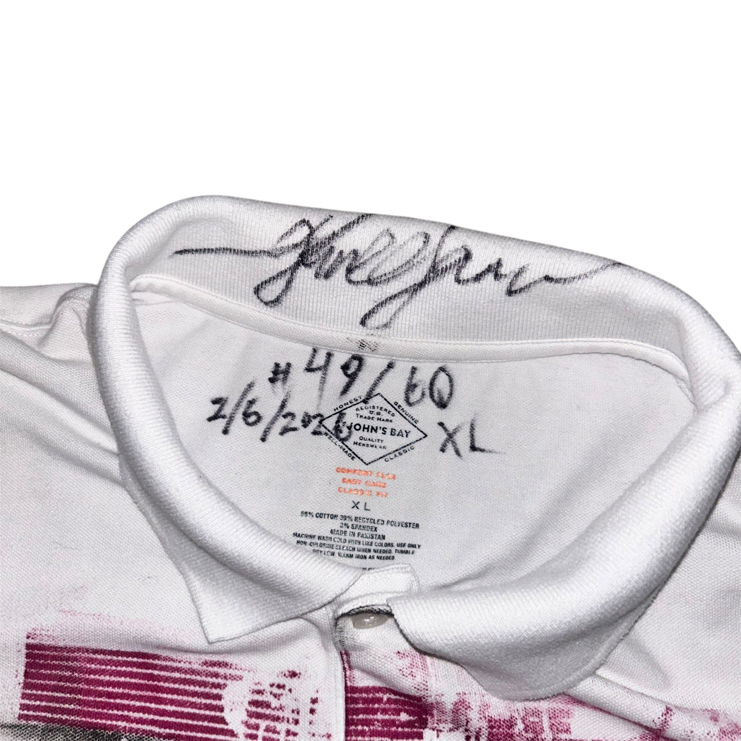 x large - front & back print polo 1of1 #49/60