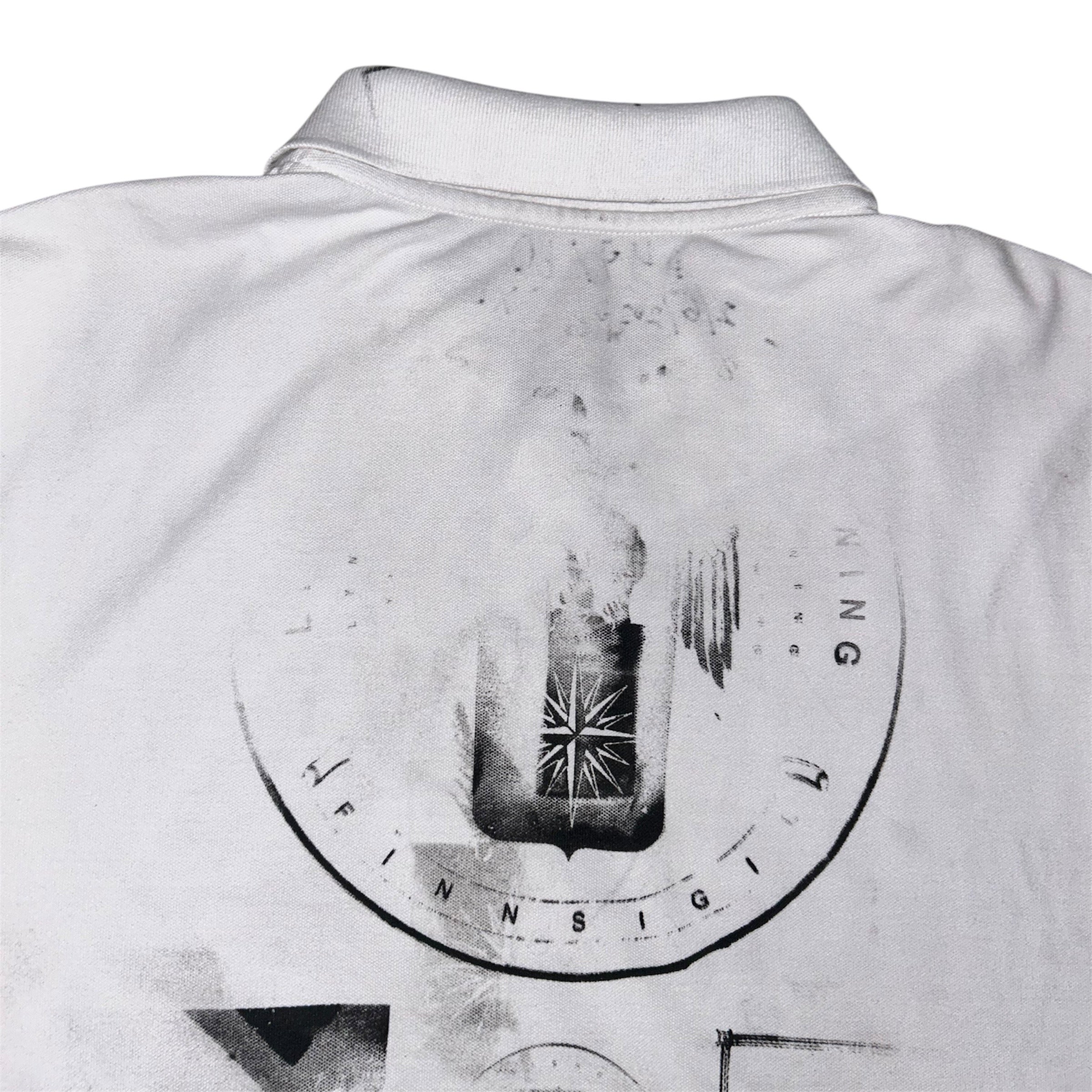 x large - front & back print polo 1of1 #49/60