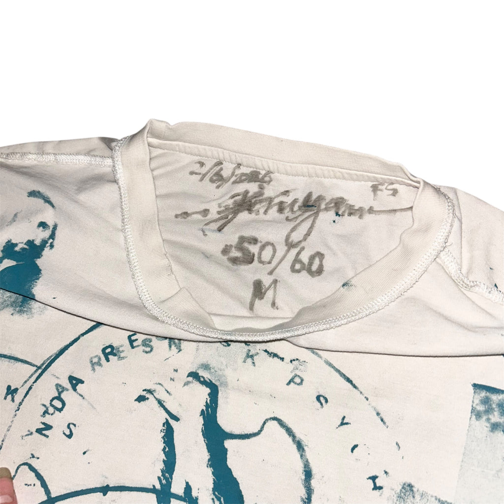 medium - front & back print beautiful psychband eagle family 1of1 tee #50/60