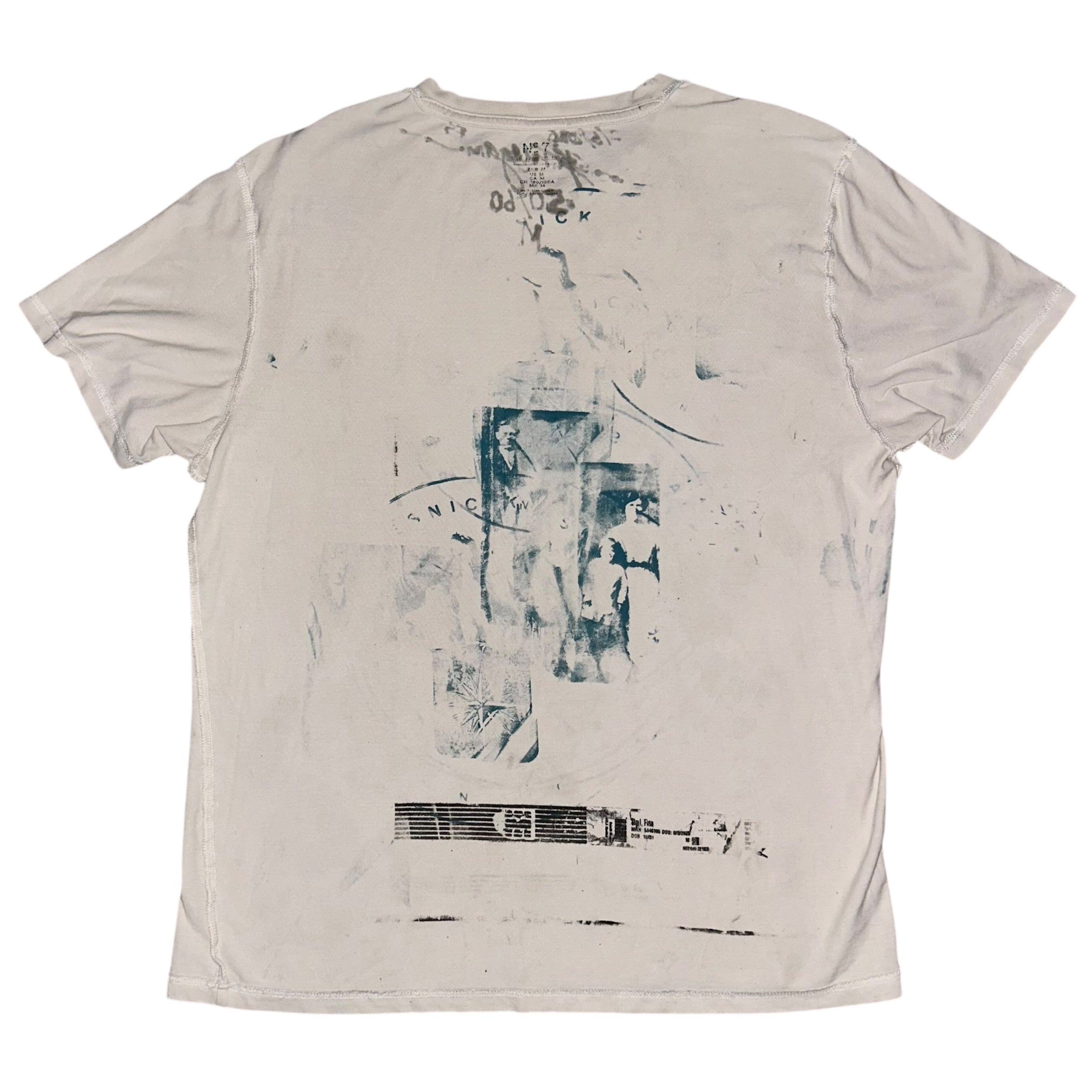 medium - front & back print beautiful psychband eagle family 1of1 tee #50/60