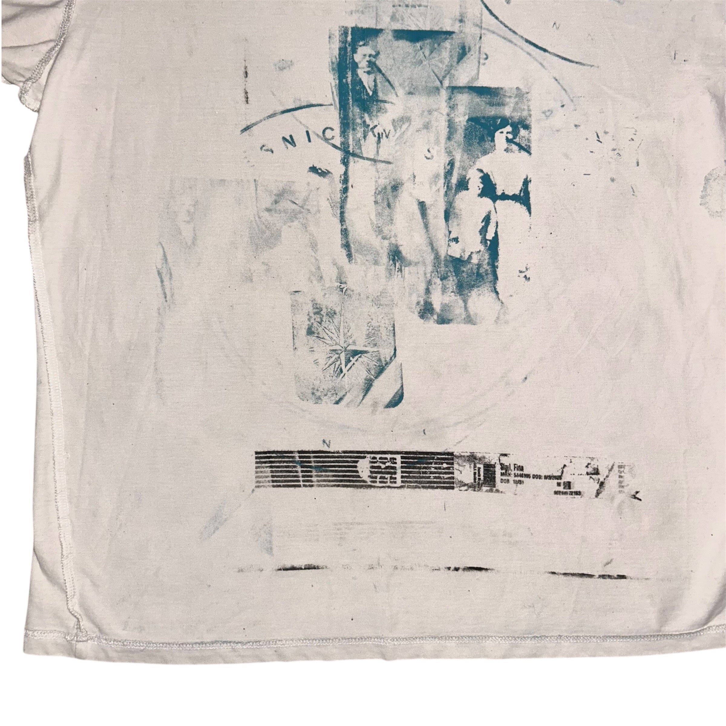 medium - front & back print beautiful psychband eagle family 1of1 tee #50/60