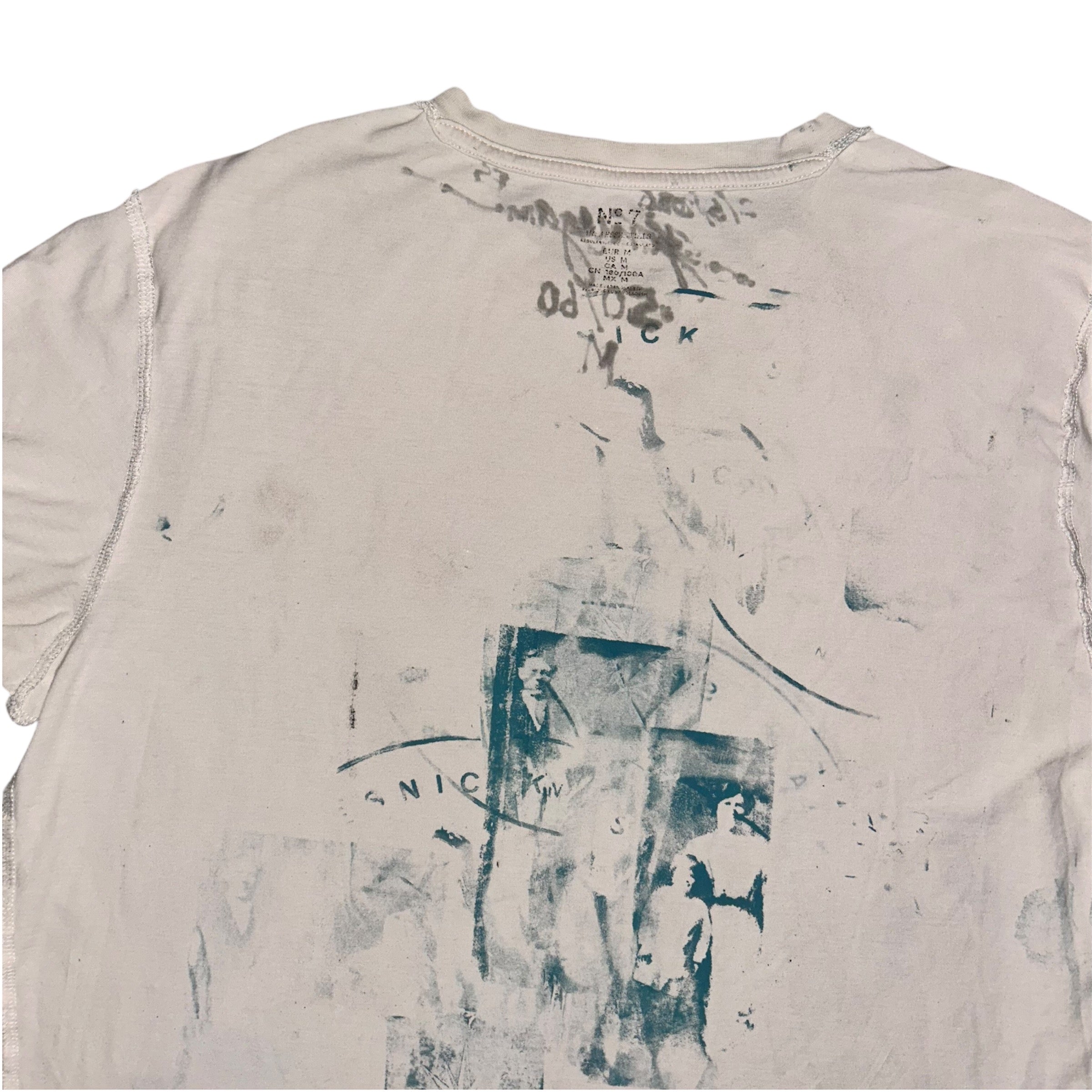 medium - front & back print beautiful psychband eagle family 1of1 tee #50/60
