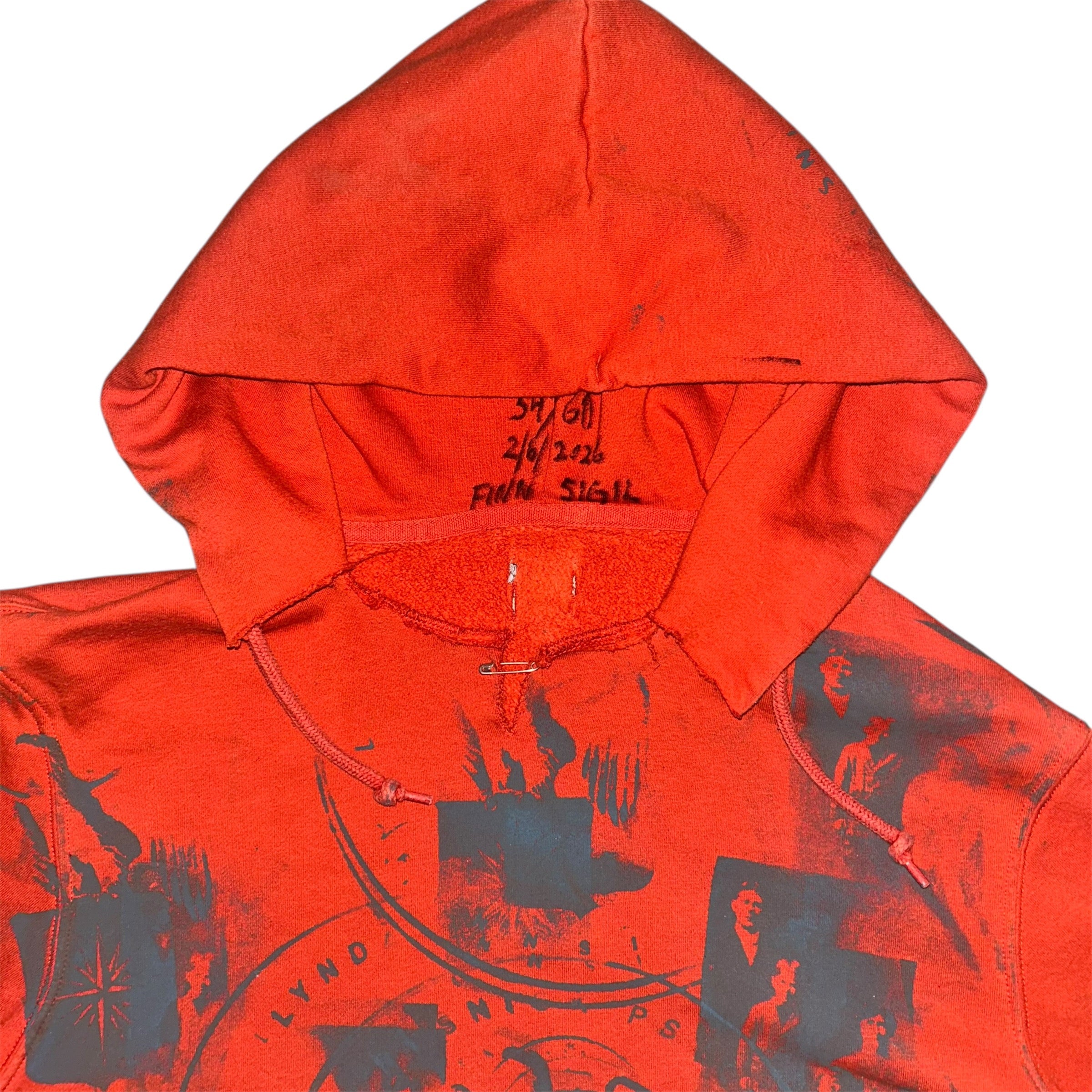small - cut up eagle lynda hoodie 1of1 #54/60