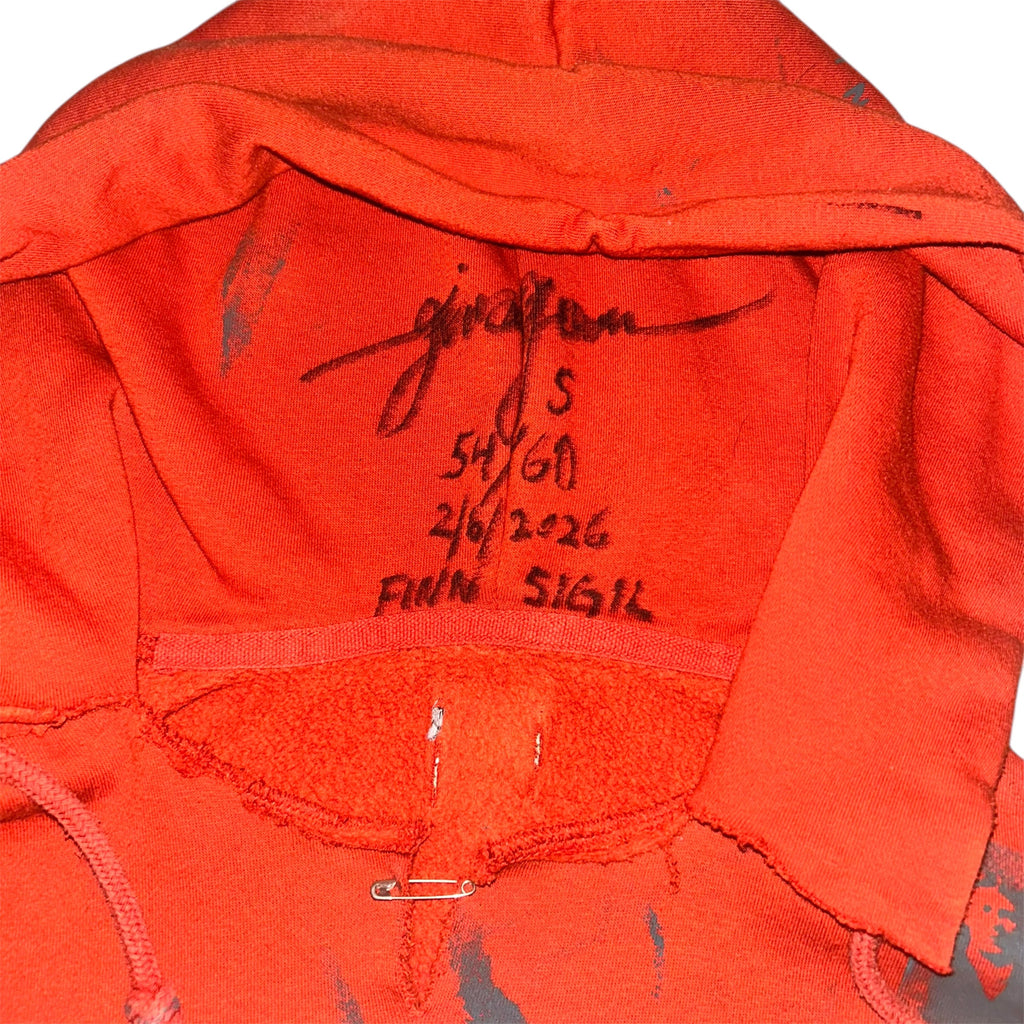 small - cut up eagle lynda hoodie 1of1 #54/60