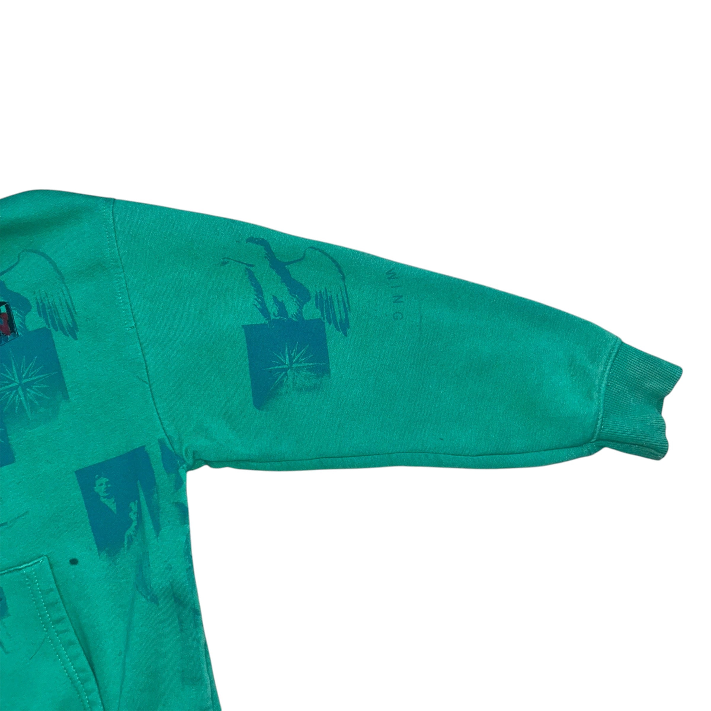 x small - front & back print cut hoodie #57/60 1of1