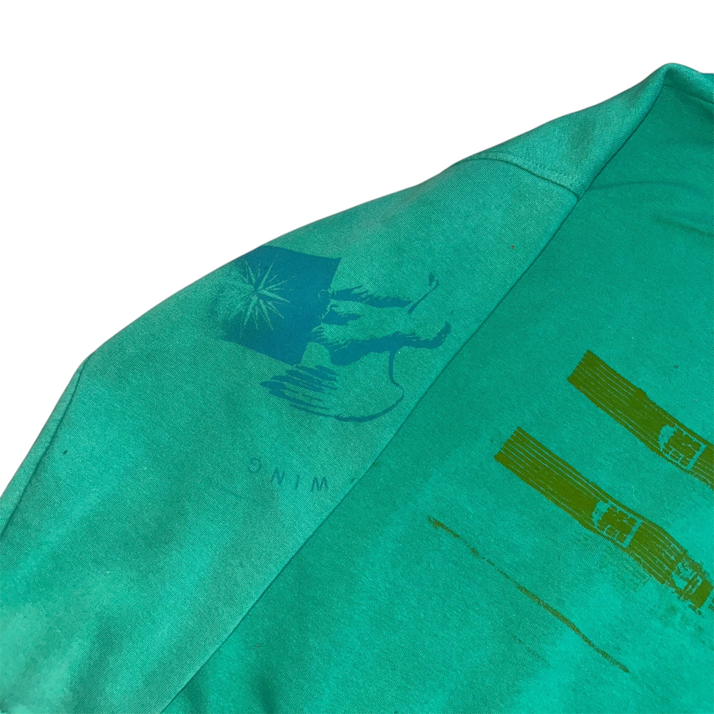 x small - front & back print cut hoodie #57/60 1of1