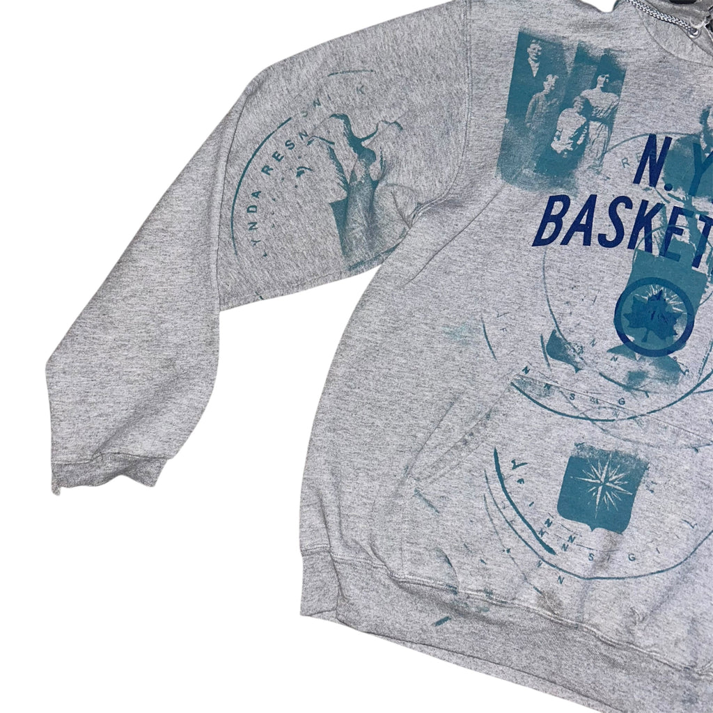 medium - front & back print cut hood 1of1 lynda hoodie #53/60
