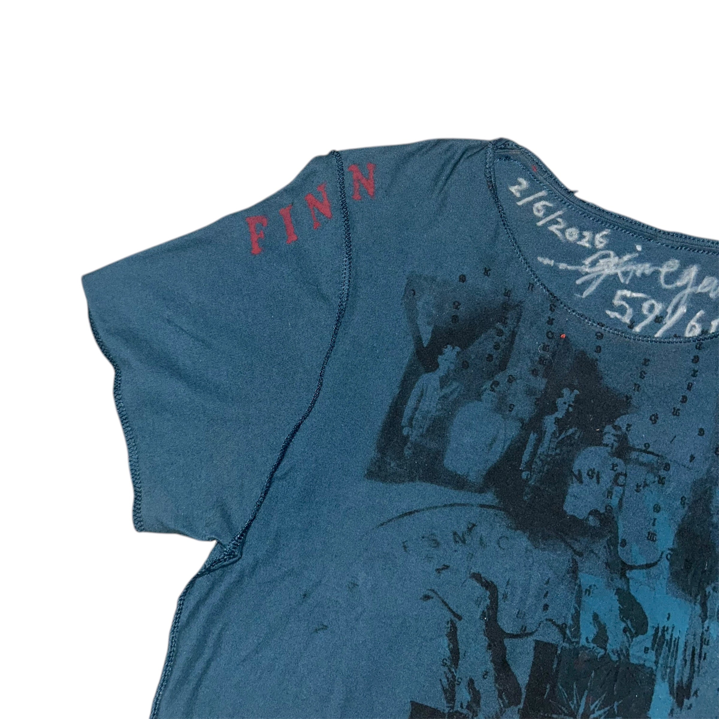 small - front&back print, custom cut and fit (my personal shirt) #59/60 1of1