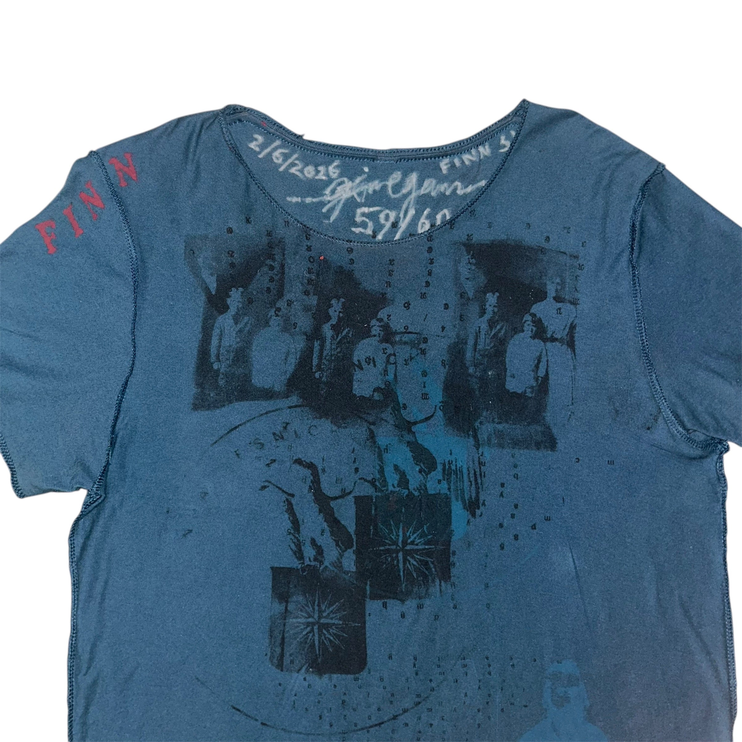 small - front&back print, custom cut and fit (my personal shirt) #59/60 1of1