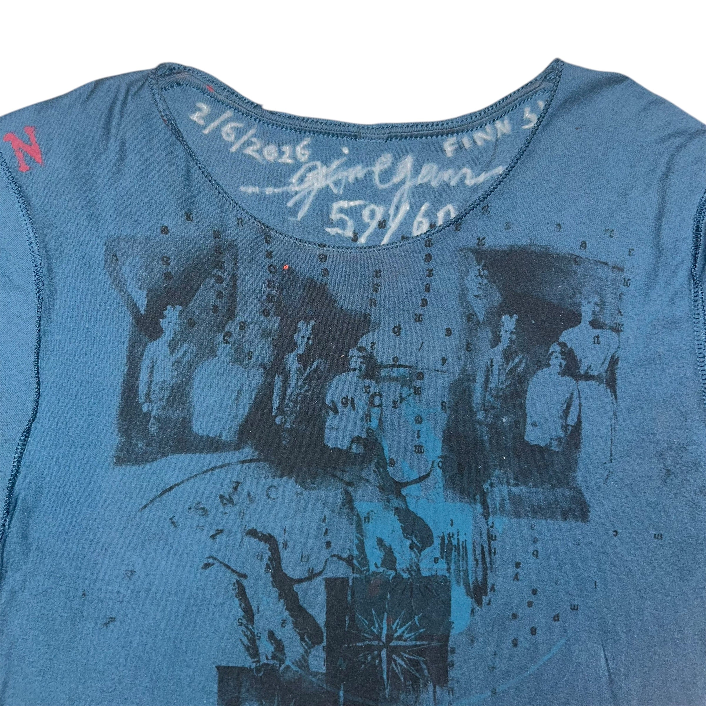 small - front&back print, custom cut and fit (my personal shirt) #59/60 1of1