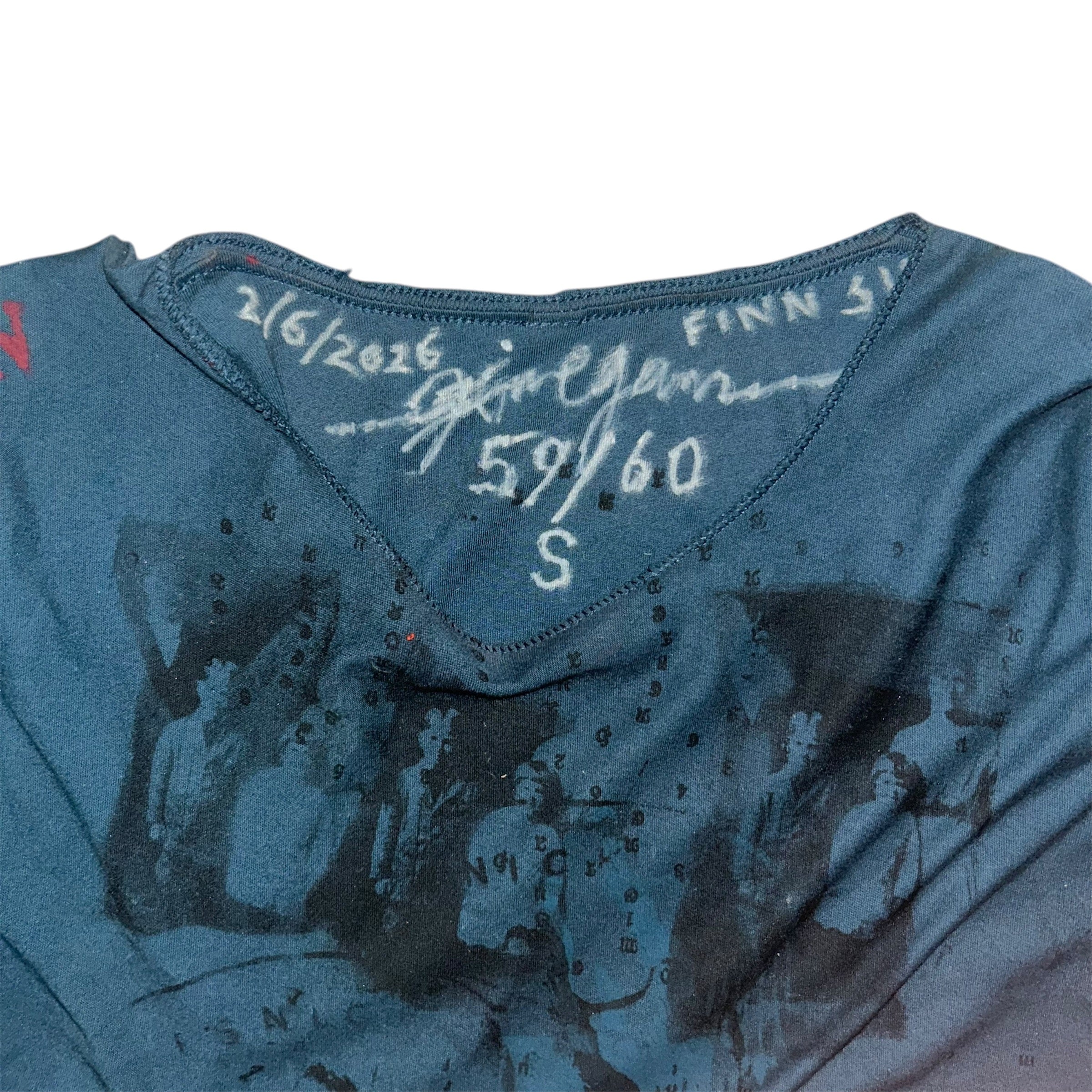 small - front&back print, custom cut and fit (my personal shirt) #59/60 1of1