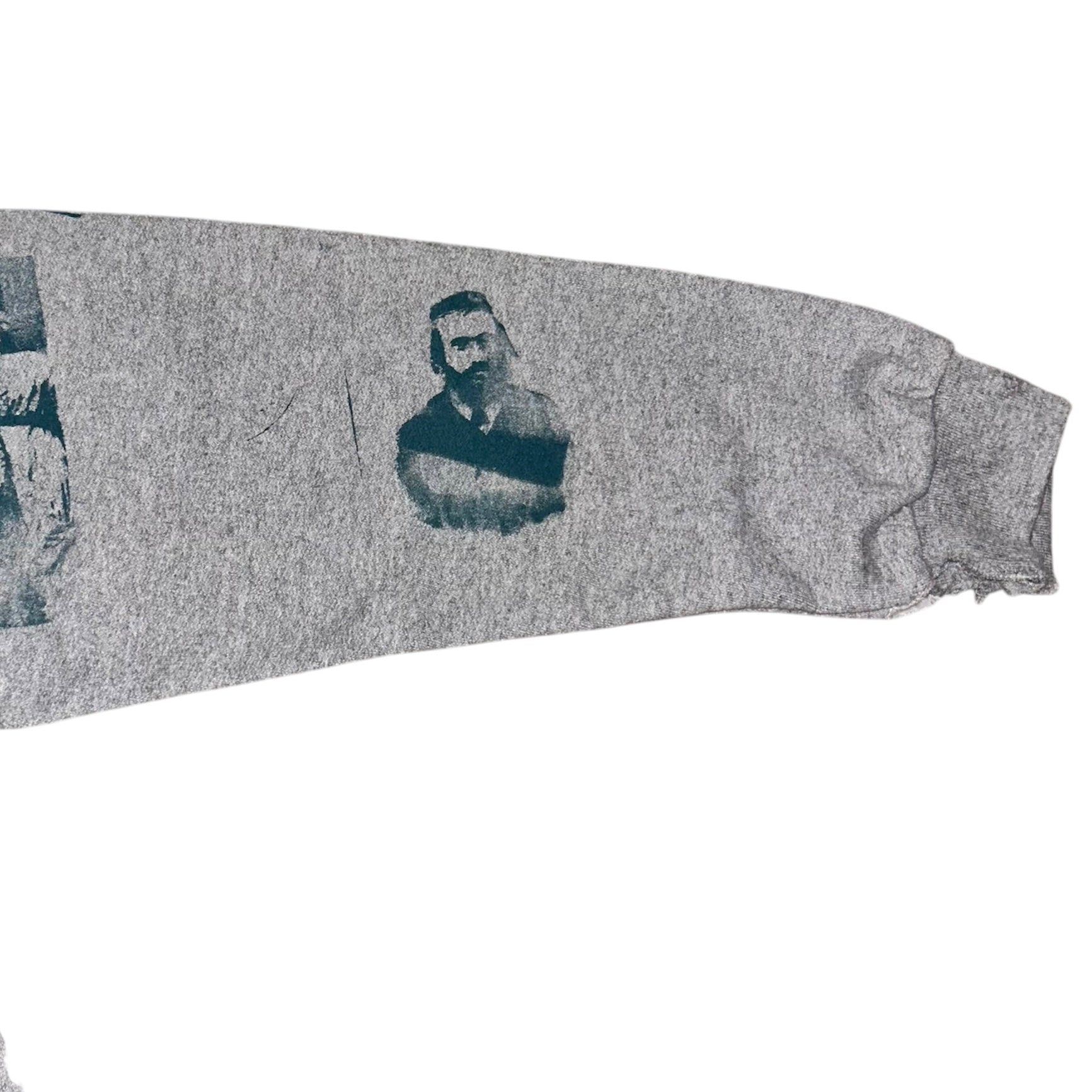 large - 1of1schizo print cut and aged lynda hoodie #37/60