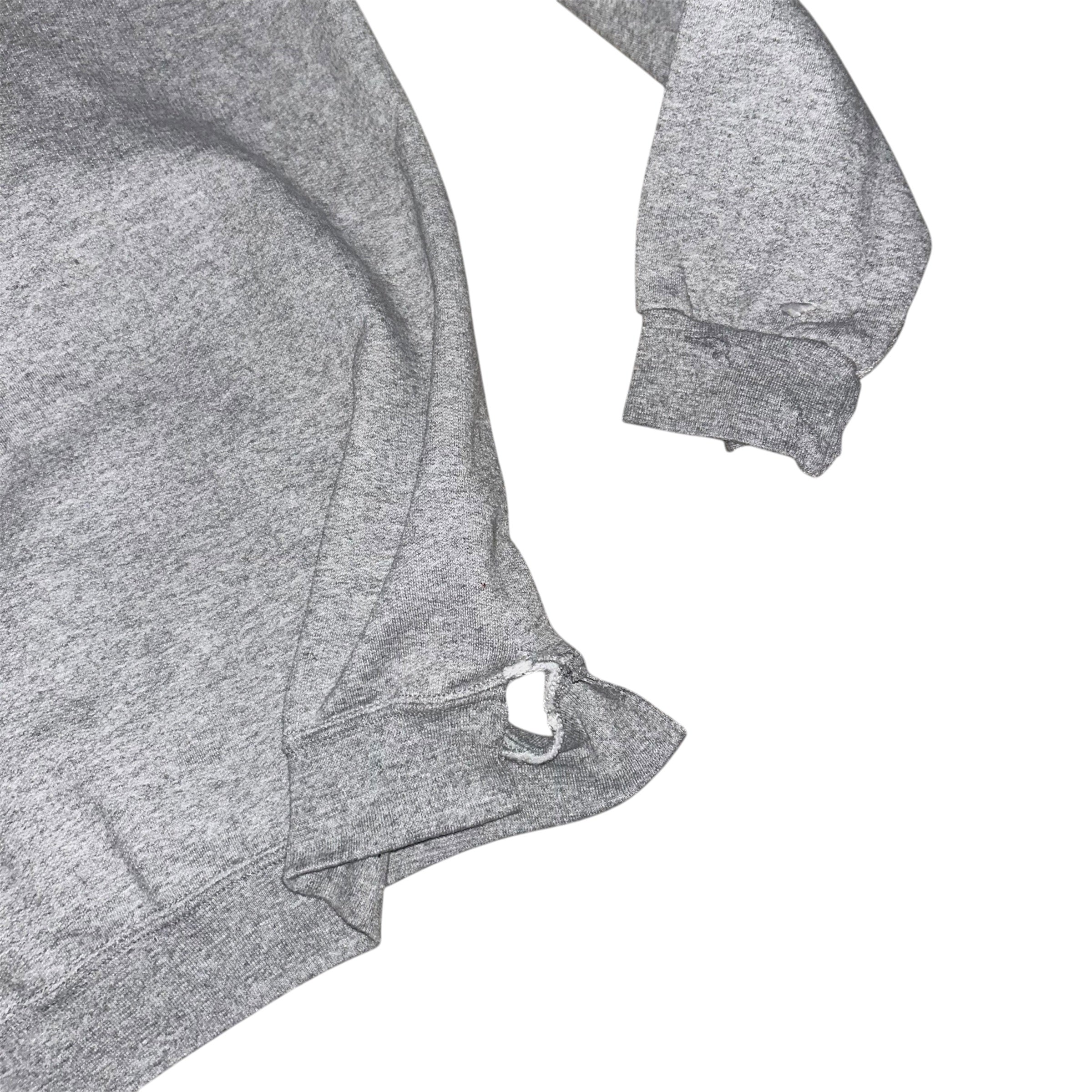 large - 1of1schizo print cut and aged lynda hoodie #37/60